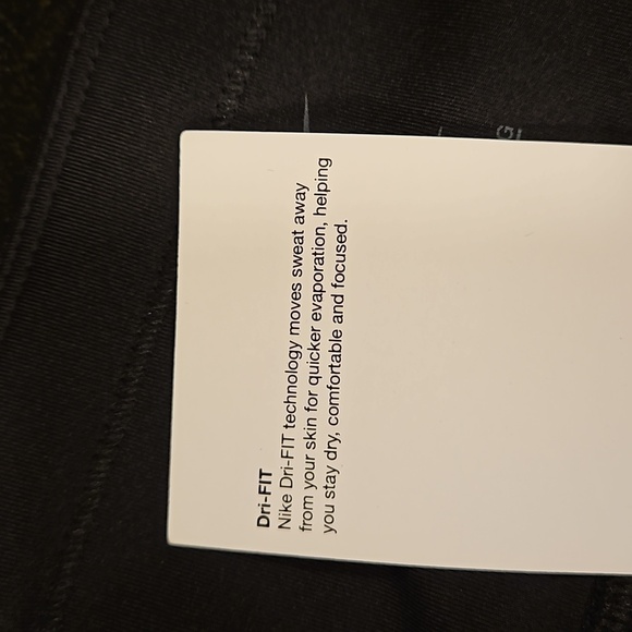 💕NIKE💕 Fast High Waisted Crop Leggings ~ Black XXL NWT - Picture 12 of 14